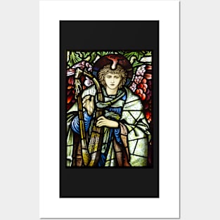 stained glass in William Morris gallery Posters and Art